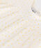 Kurzärmelige Baby-Bluse aus Baumwolle mit kleinen Herzen weiss MARSHMALLOW/ ORGE