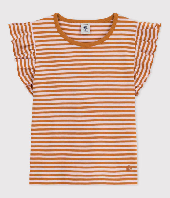 Gestreiftes Kinder-T-Shirt aus Baumwolle für Mädchen TOAST/ DOLL