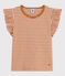 Gestreiftes Kinder-T-Shirt aus Baumwolle für Mädchen TOAST/ DOLL