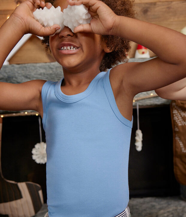 3er-Set Unterhemden aus Baumwolle f&uuml;r Jungen vielfarbig