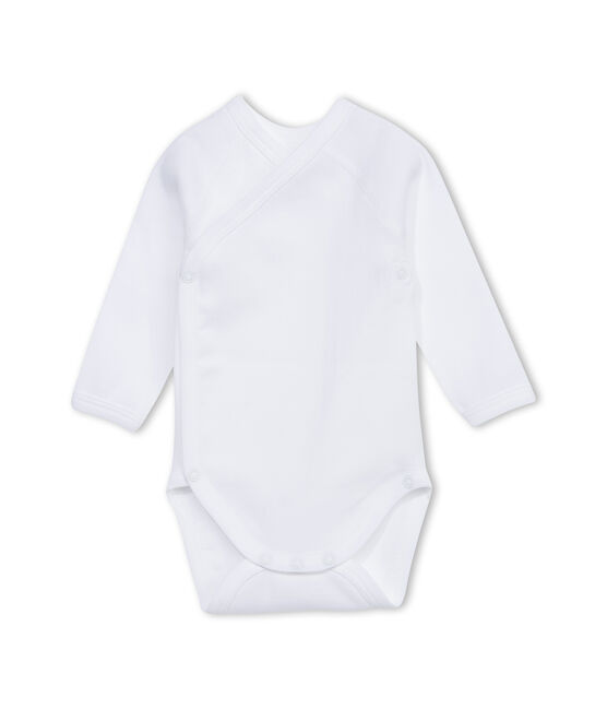 Wickelbody, Unisex, Langarm, uni weiss ECUME