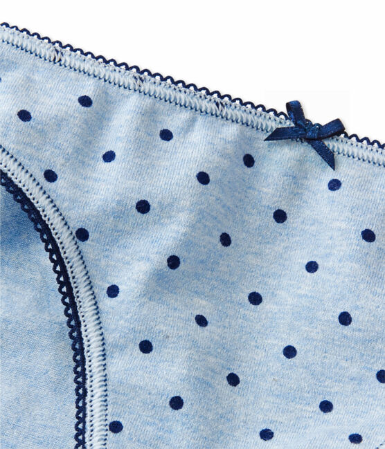 Culotte ado fille à pois blau MARIO/blau MEDIEVAL