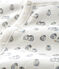 Kombi-Overall aus Rippstrick für Babys weiss MARSHMALLOW/blau TOUDOU/ MULTICO