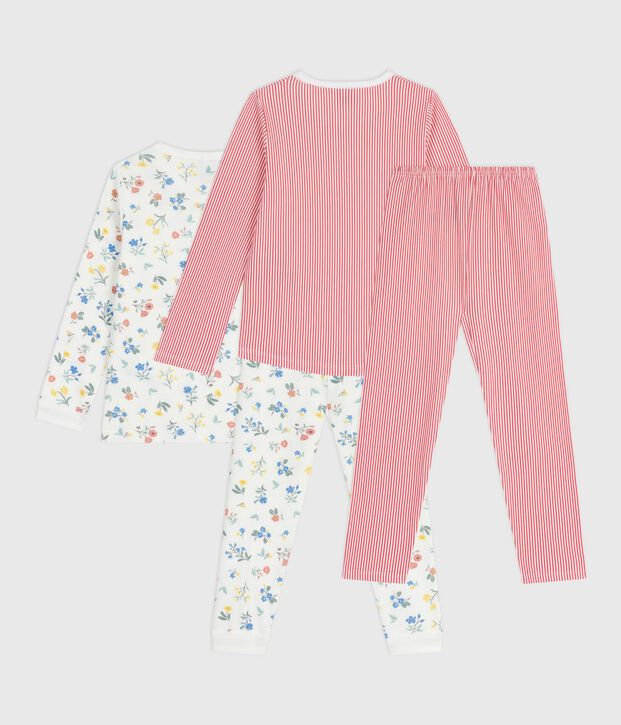 Set Kinder-Pyjamas aus bedruckter Baumwolle vielfarbig