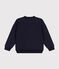 Kinder-Jacke aus Doppeljersey für Jungen blau SMOKING