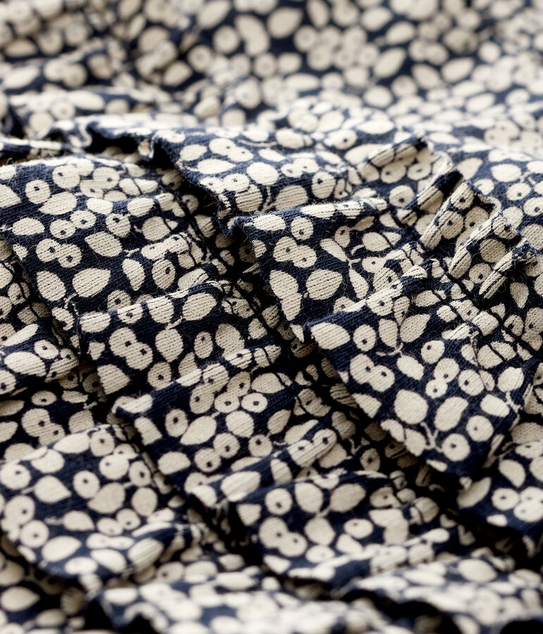 Bedruckte Baby-Leggings f&uuml;r M&auml;dchen blau SMOKING/weiss MARSHMALLOW