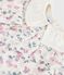 Langärmelige Baby-Bluse aus Baumwolle mit Blumenmuster MILK/ MULTICO
