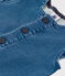 Ärmelloser Baby-Overall aus Denim blau BLEU DELAVE