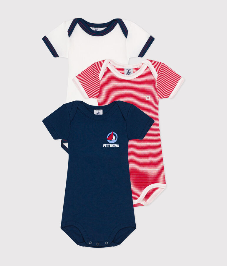 3er-Set kurz&auml;rmelige Baby-Bodys aus Baumwolle variante 4