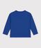 Lang&auml;rmeliges Kinder-T-Shirt mit Motiv blau