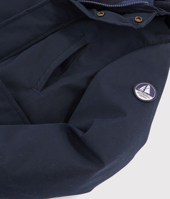 Kinder-Parka f&uuml;r Jungen blau SMOKING