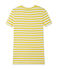 Gestreiftes Damen-T-Shirt aus Original-Rippstrick gelb SHINE/weiss MARSHMALLOW