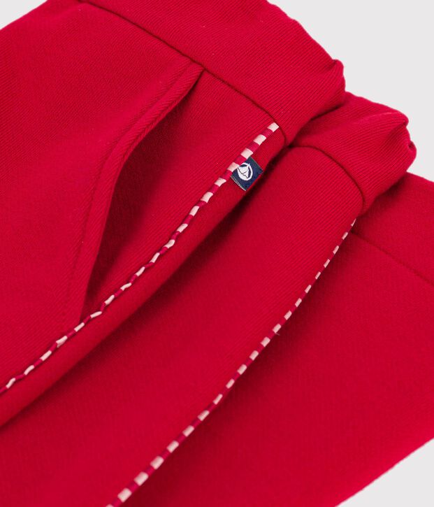 Kinder Wide-Leg Jogginghose aus Baumwolle rot