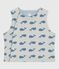 Wendbare Baby-Weste aus Baumwolle mit Walmotiv CO2/ ADRIATIC