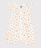 Baby-Kurzoverall aus Baumwolle mit Orangenmotiv weiss MARSHMALLOW/weiss MULTICO