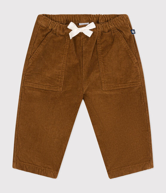 Baby-Hose aus Cord braun CUIVRE