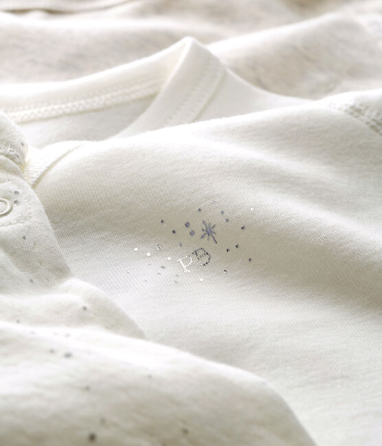 Trio kurzärmelige Neugeborenen-Baby-Bodys variante 1