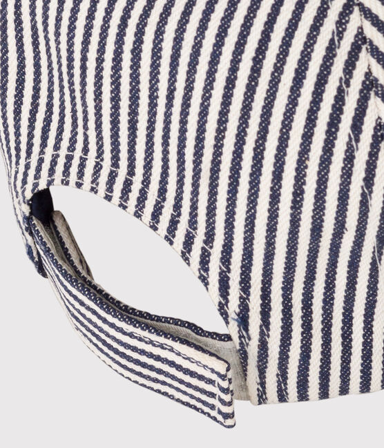 Kinderkappe Petit Bateau Family, unisex blau MEDIEVAL/weiss MARSHMALLOW