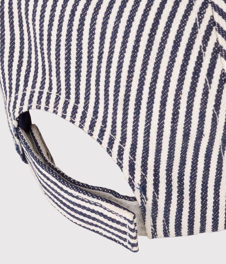 Kinderkappe Petit Bateau Family, unisex blau/weiss