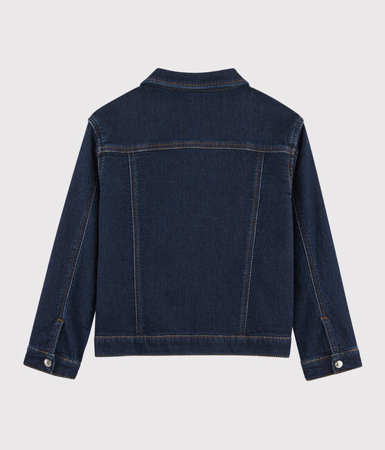 Kinder-Jeansjacke für Jungen blau DENIM BLEU FONCE
