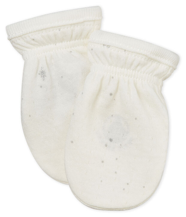 Baby-f&auml;ustlinge gegen verletzungen unisex weiss/vielfarbig