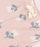 Baby-Hose aus bedrucktem Molton rosa SALINE/weiss MULTICO