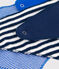 2er-Set gestreifte Baby-Bandanas variante 1