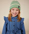 Langärmeliges Kinder-Kleid aus leichtem Denim für Mädchen blau DENIM CLAIR