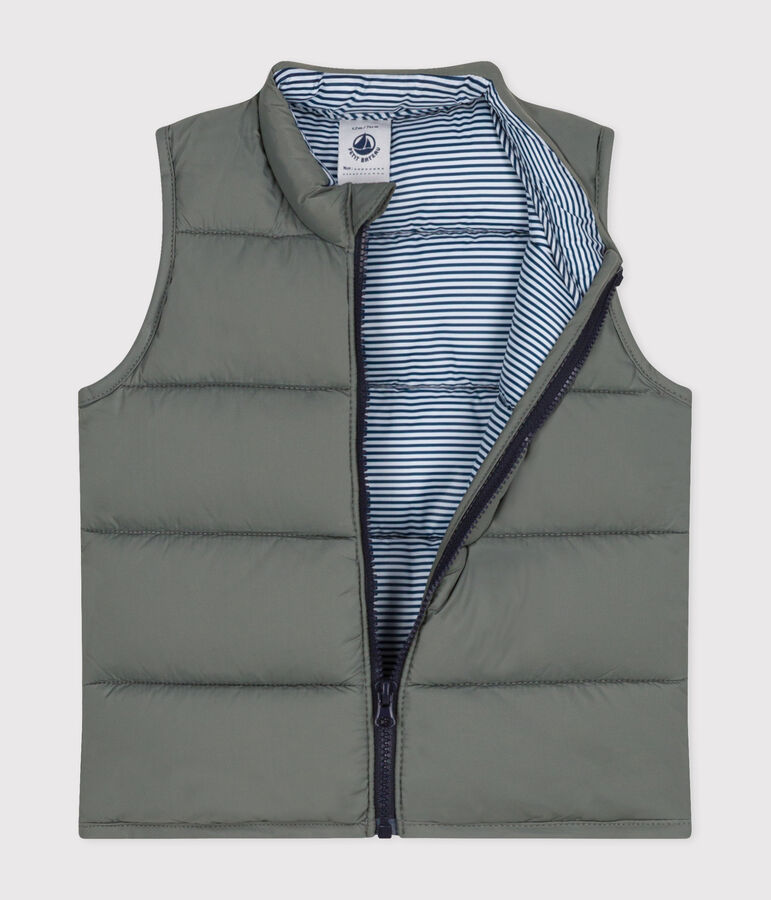 &Auml;rmellose Baby-Steppweste gr&uuml;n