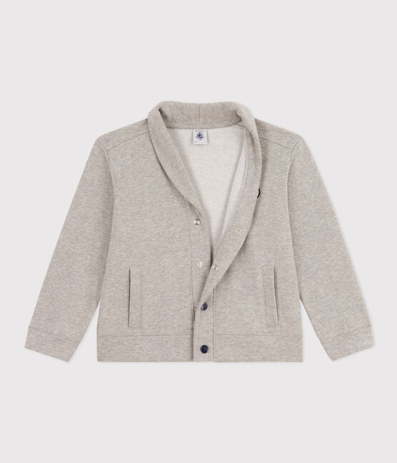 Kinder Cardigan aus Baumwolle für Jungen grau CHATON CHINE