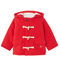 Unisex-Baby-Dufflecoat aus Molton rot FROUFROU