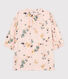 Langärmeliges Kinderkleid aus Baumwollgaze für Mädchen