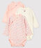 3er-Set langärmelige Baby-Bodys aus Bio-Baumwolle im Kimono-Schnitt variante 1