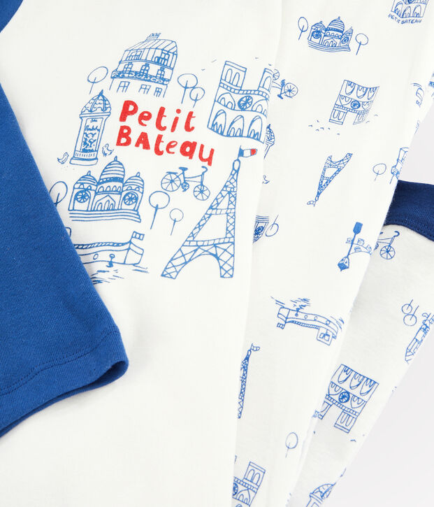 2er-Set Pyjamas mit Rippenstruktur f&uuml;r kleine Jungen vielfarbig