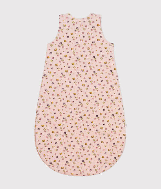 Baby-Schlafsack aus Nicki TOG-Wert 3 rosa SALINE/weiss MULTICO