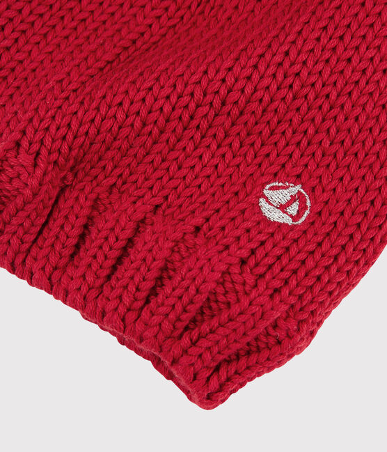 KIndermütze für Mädchen und Jungen rot TERKUIT