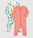 2er-Set Baby-Stramplern aus Baumwolle