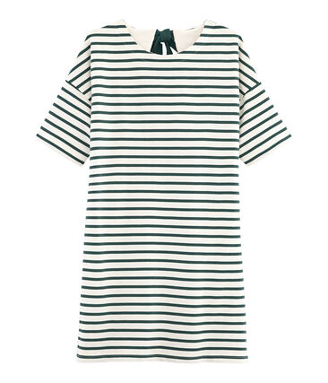 Kurzarmliges Kleid Fur Damen Petit Bateau