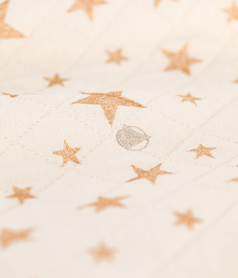 Kinder-Sweatshirt mit Printmotiv aus Doppeljersey f&uuml;r M&auml;dchen naturfarben