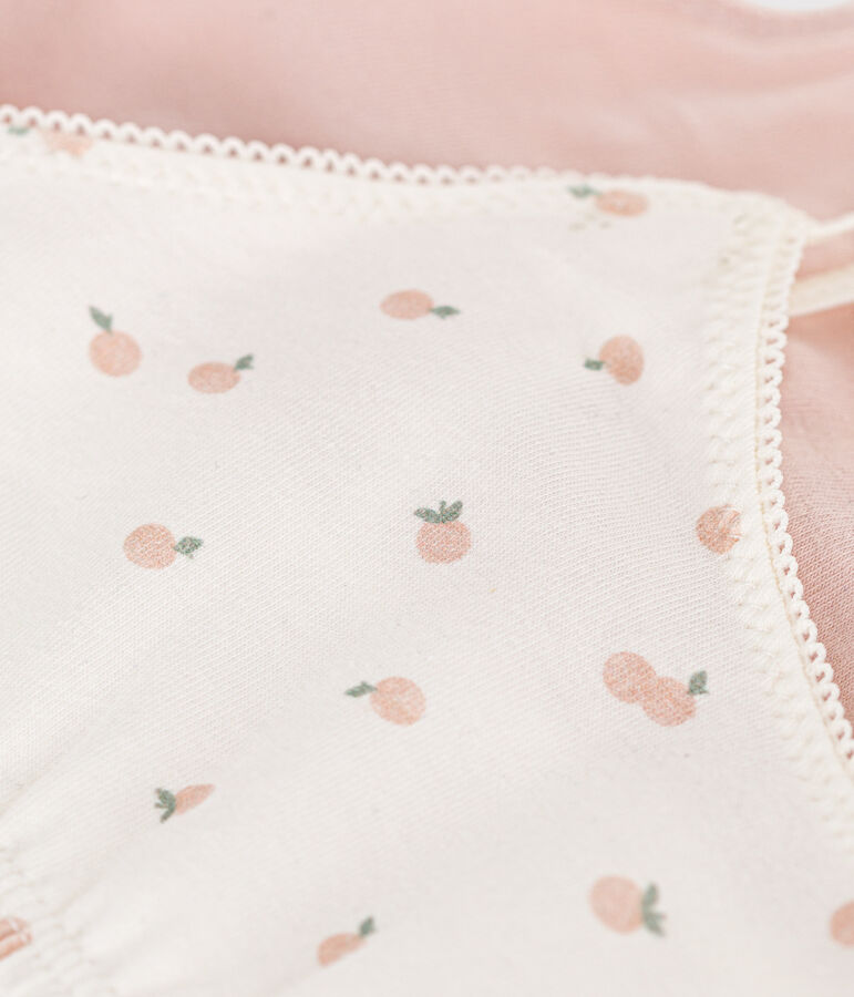 2er-Set Kinder-Bustier aus Baumwolle und Elastan vielfarbig