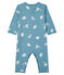 Fußloser Baby-Strampler aus Baumwolle mit Yeti-Motiv blau BRUME/ MARSHMALLOW