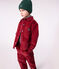 Kinder-Hemd aus einfarbigem Fein-Cord AMARANTE