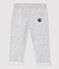 Baby-Hose aus Molton. grau BELUGA CHINE