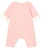 Langer Baby-Overall aus gestepptem Doppeljersey rosa CHARME/weiss MARSHMALLOW CN