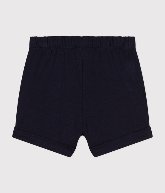 Baby-Shorts aus leichtem Jerseystoff blau SMOKING