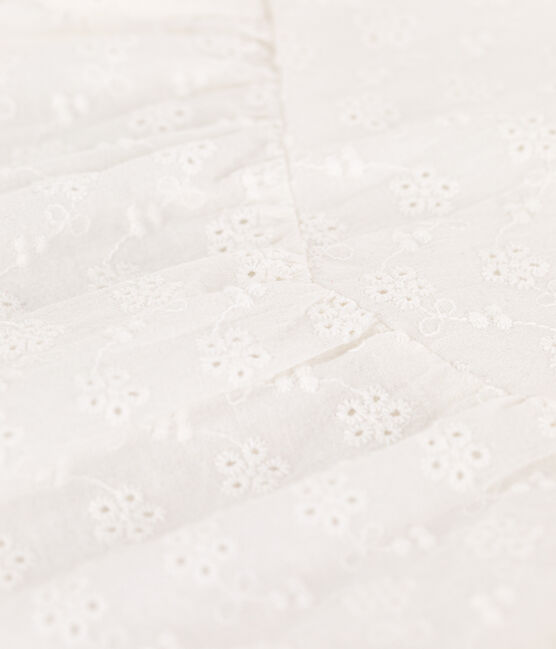 Baby-Kleid mit Bloomers in Broderie Anglaise weiss MARSHMALLOW