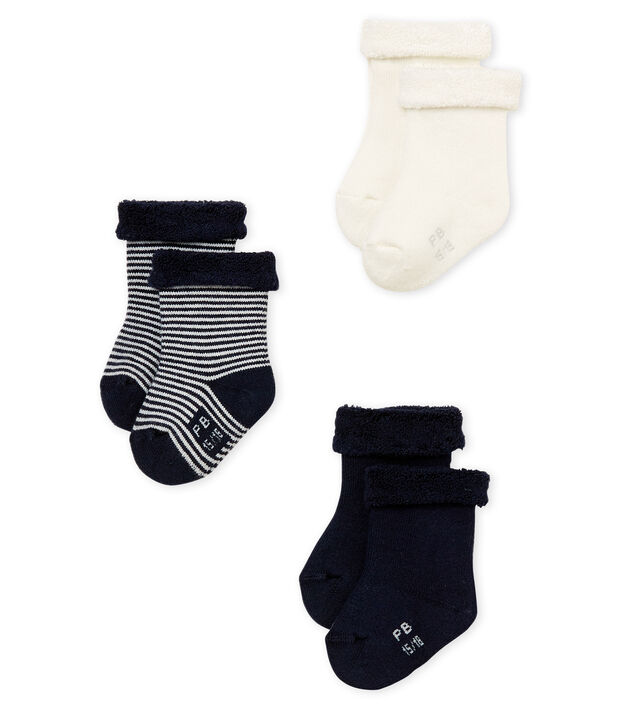 3er-Set baby-str&uuml;mpfe unisex vielfarbig