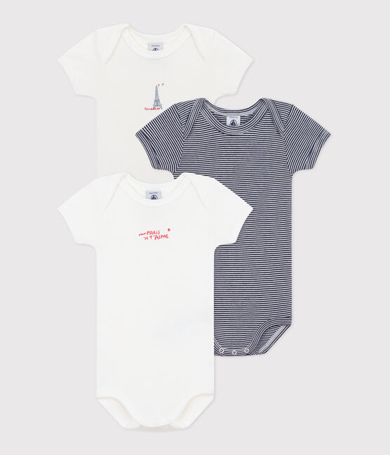 3er-Set kurzärmelige Baby-Bodys aus Baumwolle variante 1
