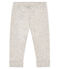 Einfarbige Strick-Babyhose Jungen grau BELUGA CHINE