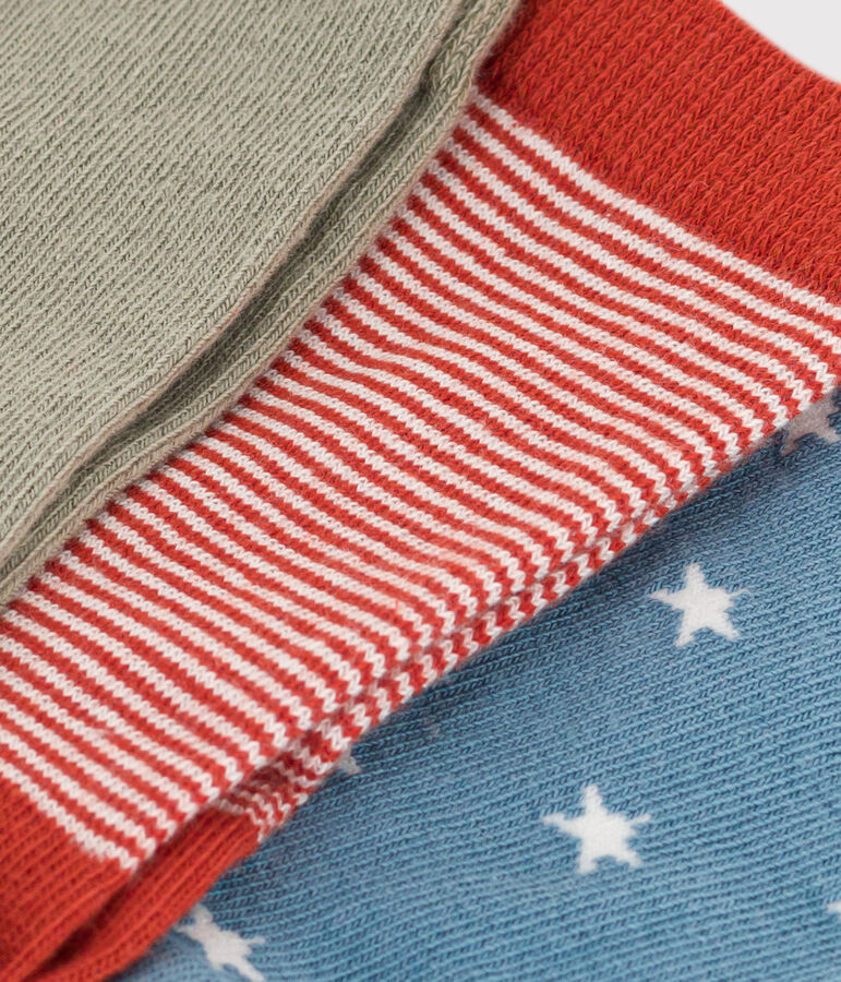 3er-Set Kindersocken aus Baumwolljersey mit Sternenmuster variante 1